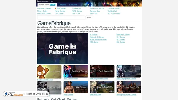 gamefabrique.com screenshot