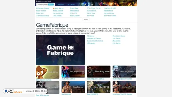 gamefabrique.com screenshot