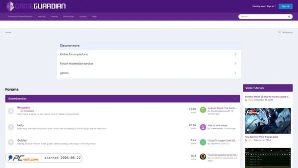 gameguardian.net screenshot