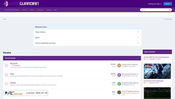 gameguardian.net screenshot