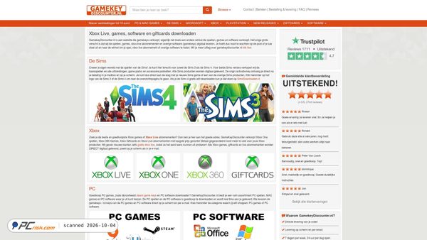 gamekeydiscounter.nl Screenshot
