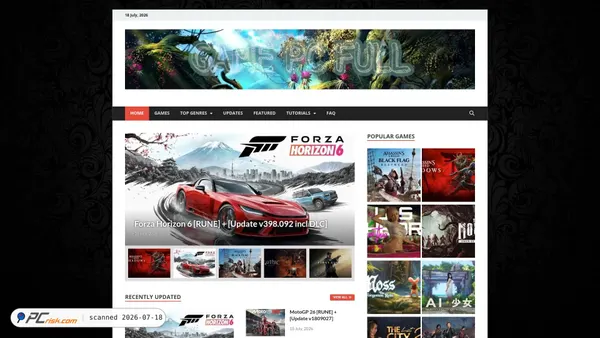 gamepcfull.com screenshot