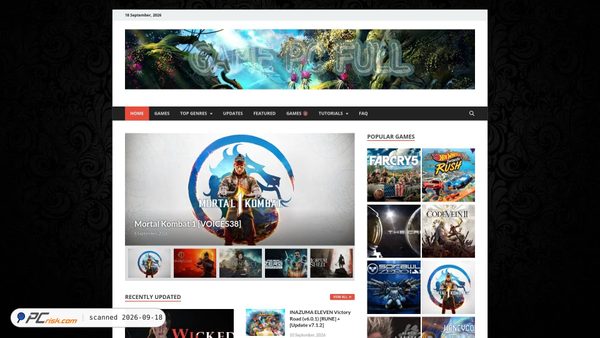 Screenshot di gamepcfull.com