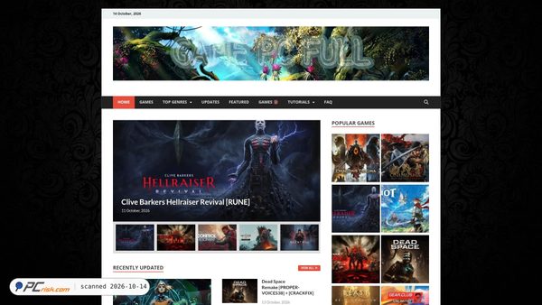 gamepcfull.com screenshot