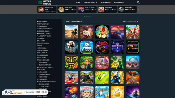 gamesfree.io screenshot
