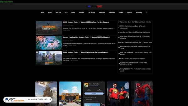 gamingtent.com screenshot