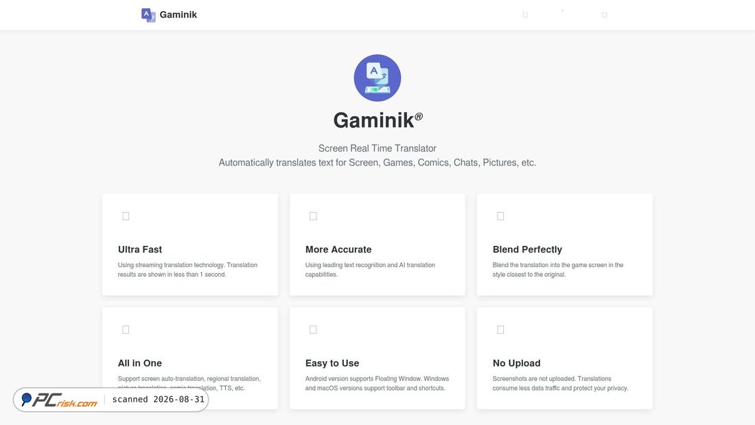 Captura de pantalla de gaminik.net