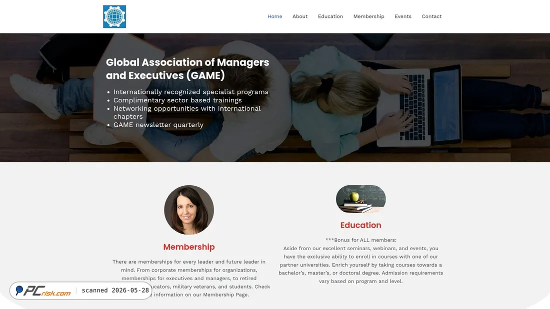 Screenshot of gaomae.org