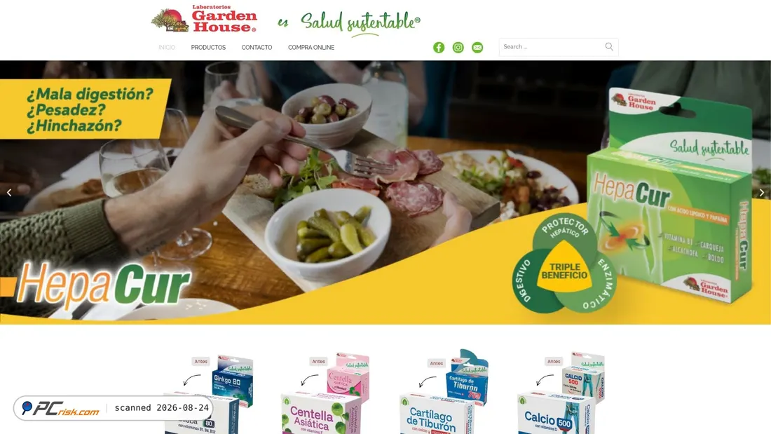 Screenshot of gardenhouseargentina.com.ar