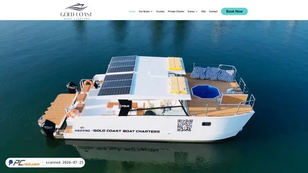 gcboatcharters.com.au screenshot