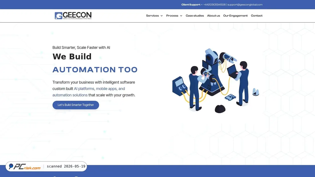 Screenshot of geeconglobal.com