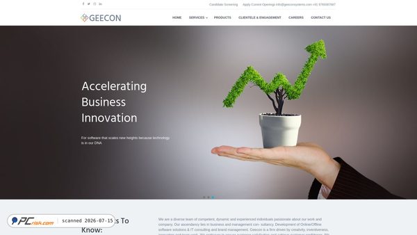 geeconsystems.com screenshot