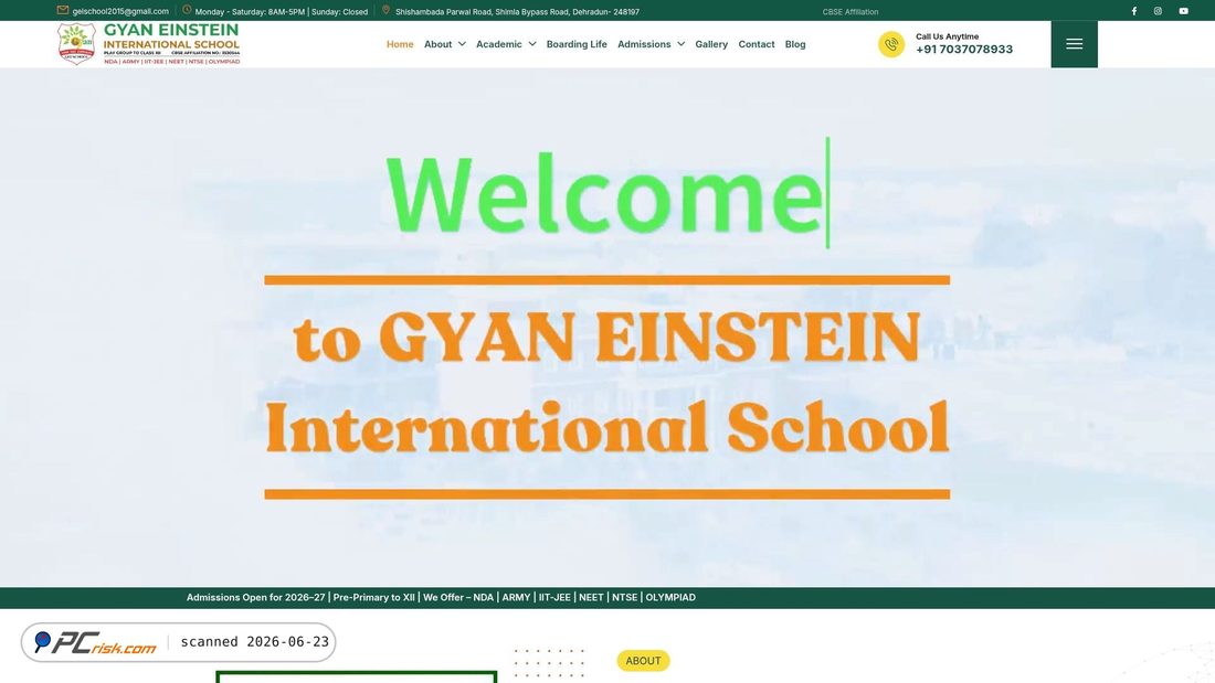Screenshot di geischool.com
