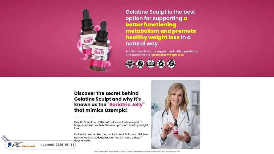 Screenshot di gelatinesculpt.com