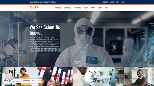 gemfellowship.org screenshot