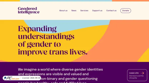 genderedintelligence.co.uk Screenshot