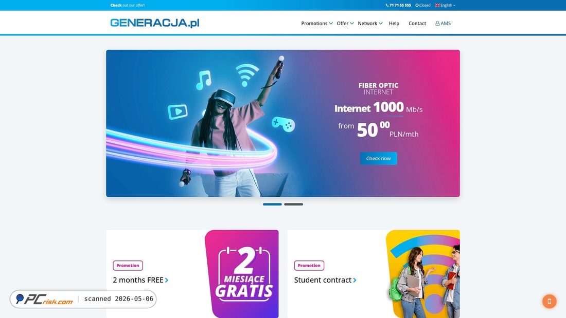 Screenshot of generacja.pl