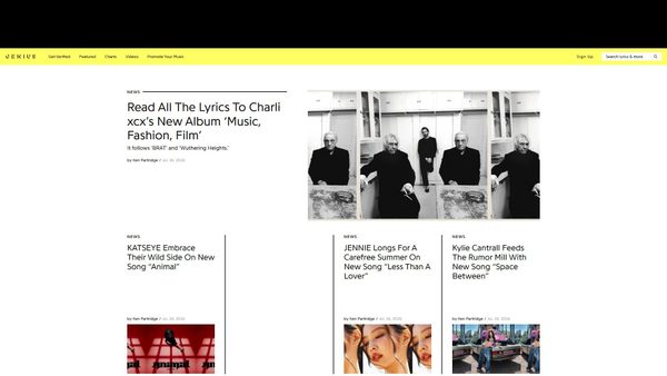 genius.com screenshot