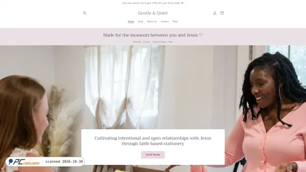 gentlenquiet.com Screenshot