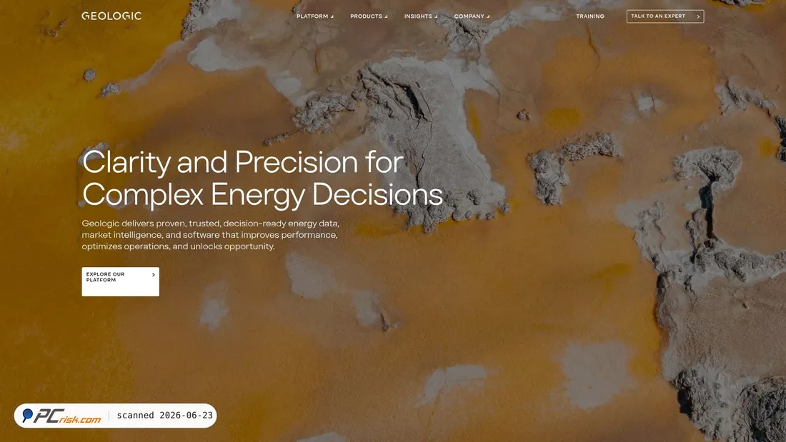 Screenshot di geologic.com