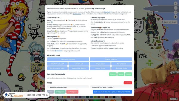 geopixels.net screenshot