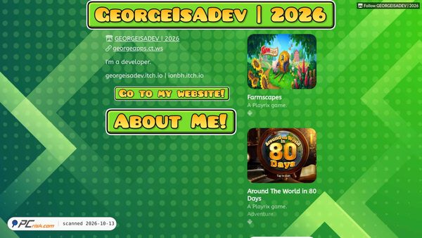 georgeisadev.itch.io screenshot