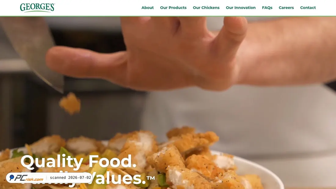 Screenshot of georgesinc.com