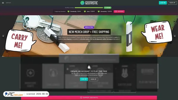 geotastic.net screenshot