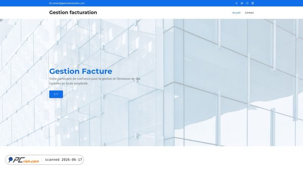 gestionfacturation.com screenshot