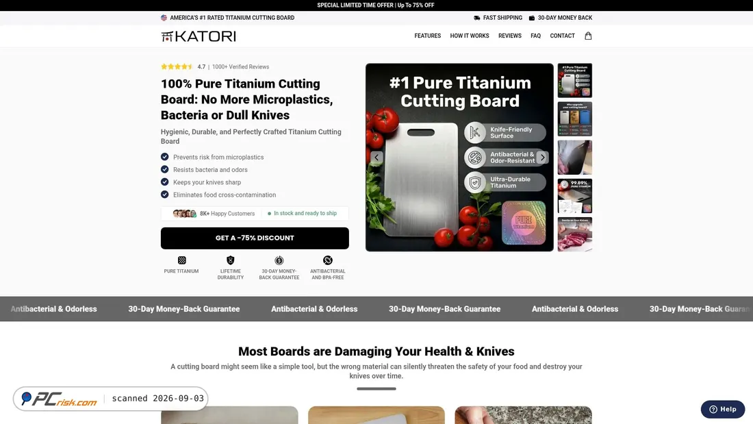 Captura de ecrã de get-katori.com