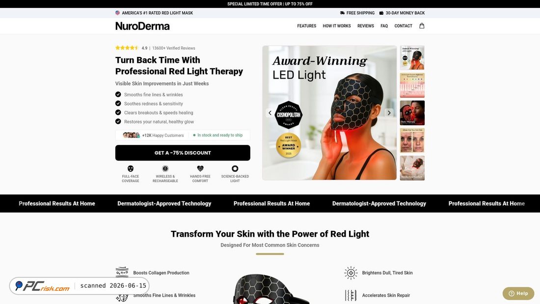 Screenshot of get-nuroderma.com