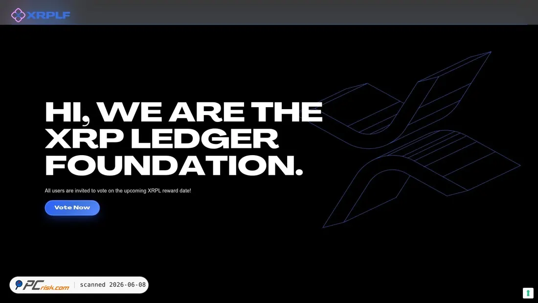 Screenshot von get-xrplfoundation.com
