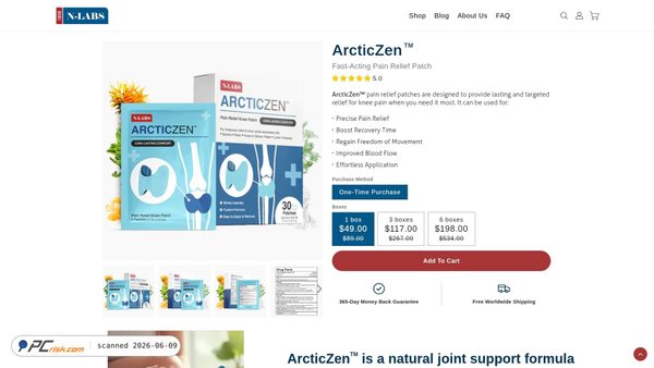 getarcticzen.com screenshot