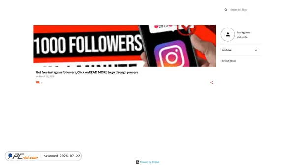 getinstantfollowersinstagram.blogspot.com screenshot