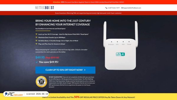 getnettecboost.com screenshot