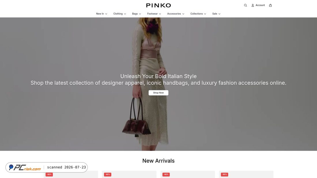 Screenshot of getpinko.shop