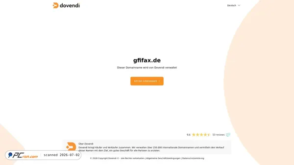 gfifax.de screenshot
