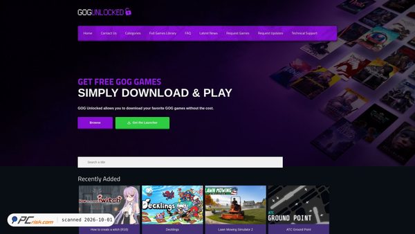 ggunlocked.com screenshot
