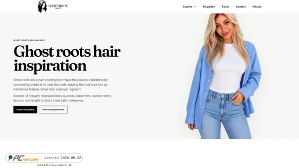 ghostroots.hair screenshot