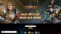 Zrzut ekranu giftcodelqne.aovlienquan-garena.com