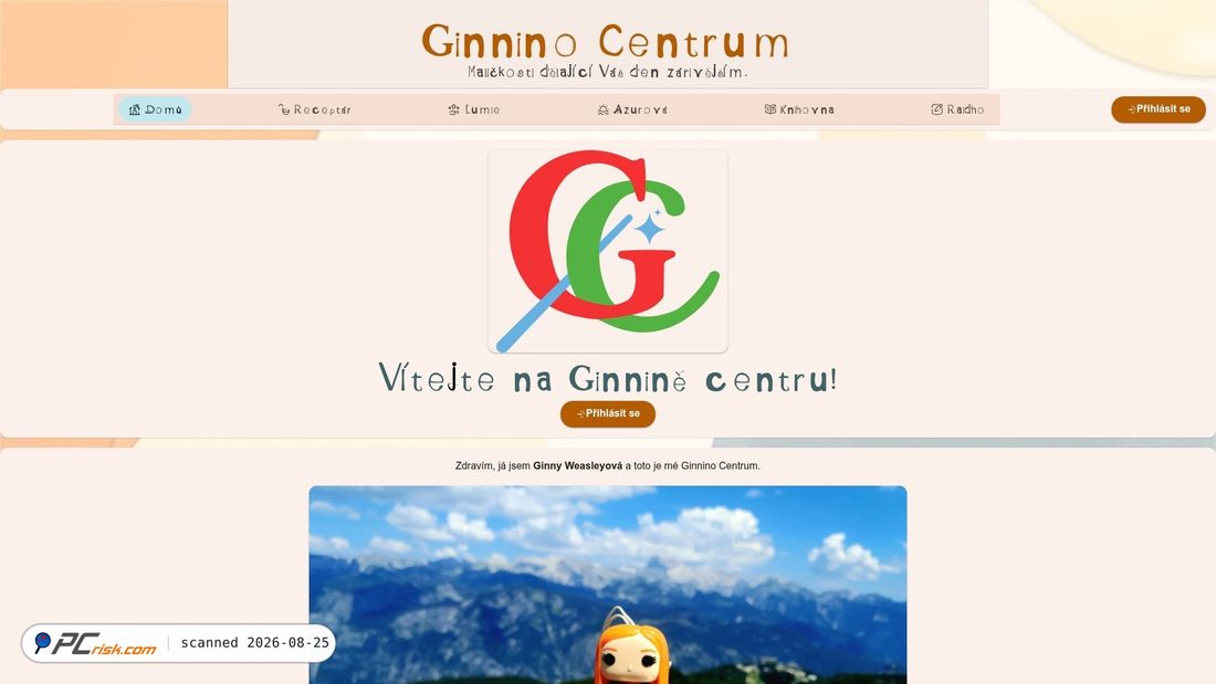 Screenshot di ginnino.nett.to