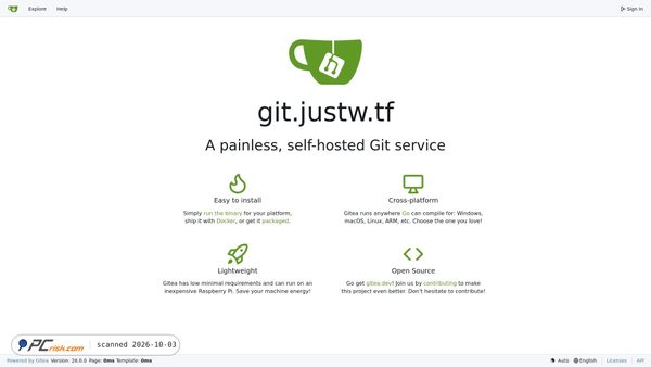git.justw.tf screenshot