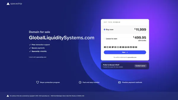 globalliquiditysystems.com Screenshot