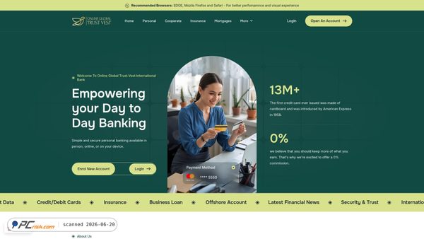 globaltrustvest.com screenshot