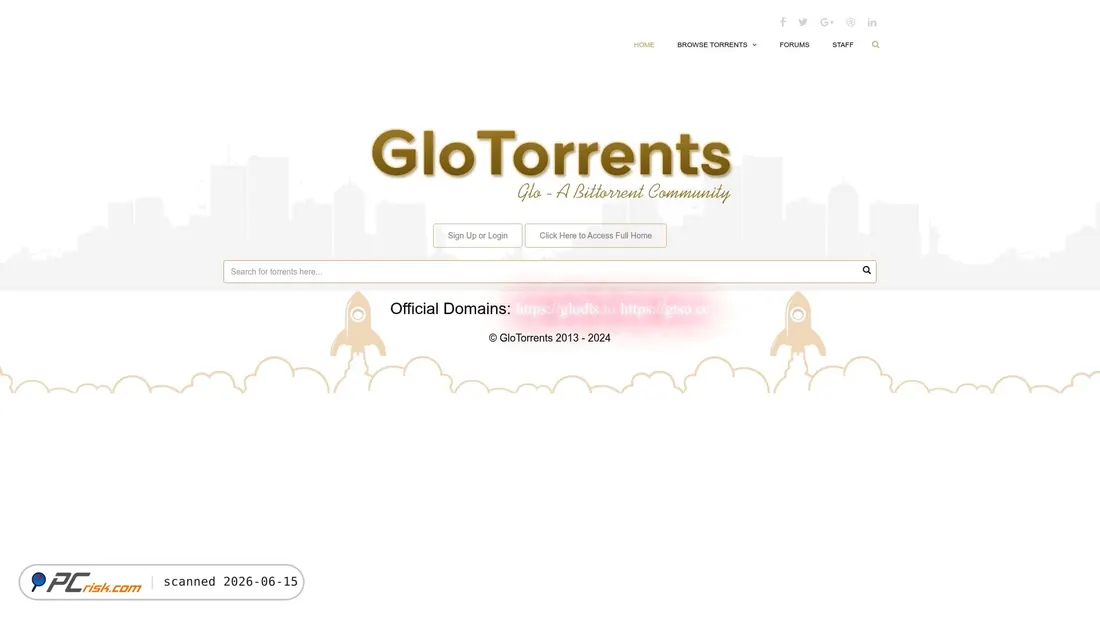 Screenshot of glodls.to