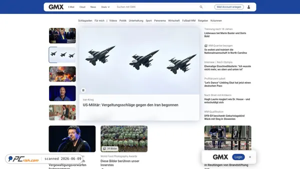 gmx.net screenshot