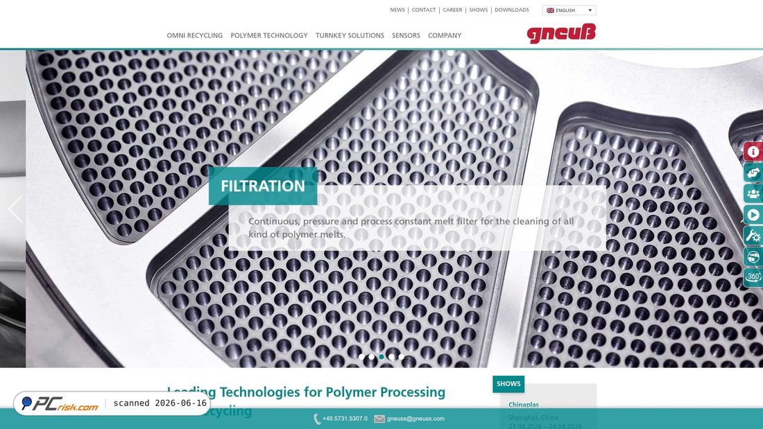 Screenshot of gneuss.com