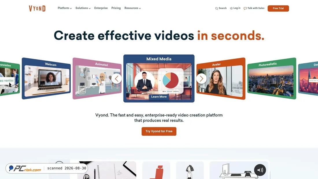 Screenshot of goanimate.com