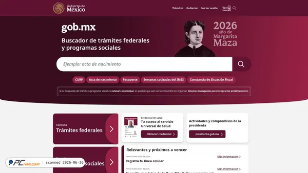 gob.mx screenshot