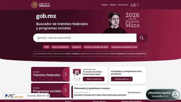 gob.mx screenshot